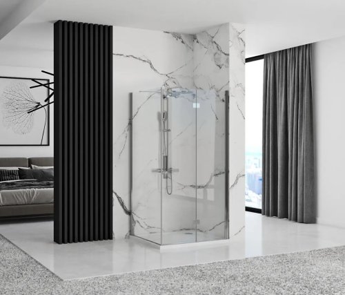 Душова кабіна REA MOLIER CHROME 80x90