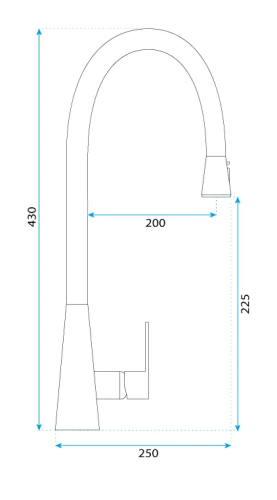 Смеситель для кухни REA MILD CHROME хром