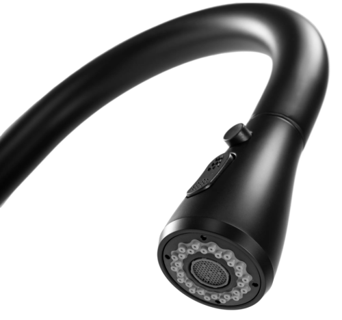 Смеситель для кухни REA MILD BLACK ROSE GOLD черный\розовое золото