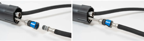 Смеситель для кухни REA MILD BLACK ROSE GOLD черный\розовое золото