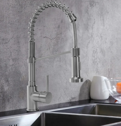 Смеситель для кухни REA SPRING NIKIEL BRUSHED