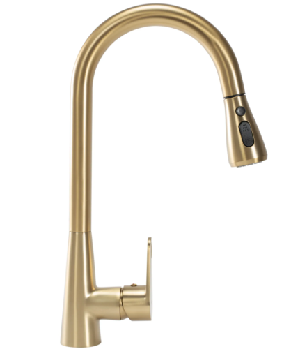 Змішувач для кухні REA MILD BRUSHED GOLD