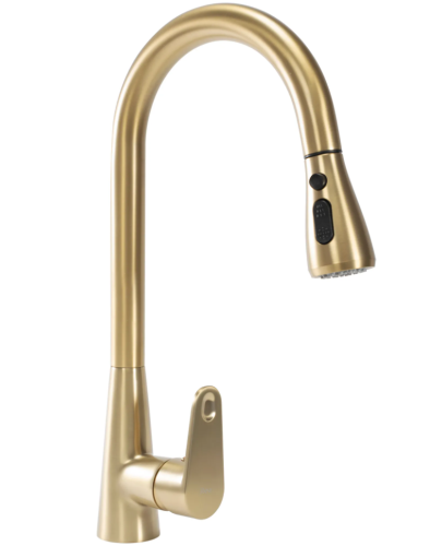 Змішувач для кухні REA MILD BRUSHED GOLD