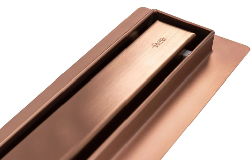 Трап для душа REA NEO SLIM PRO BRUSHED COPPER 60 см.