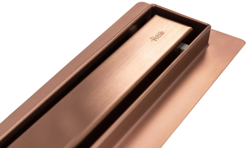Трап для душа REA NEO SLIM PRO BRUSHED COPPER 80 см.