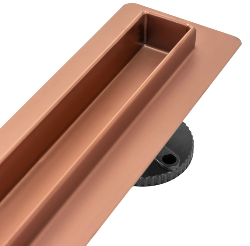 Трап для душа REA NEO SLIM PRO BRUSHED COPPER 80 см.