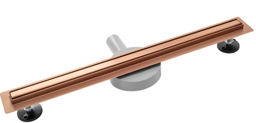 Трап для душа REA NEO SLIM PRO BRUSHED COPPER 80 см.