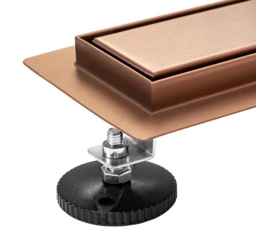 Трап для душа REA PURE NEO BRUSHED COPPER 70 см.