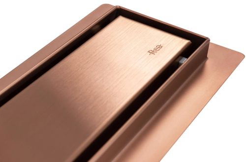 Трап для душа REA PURE NEO BRUSHED COPPER 70 см.