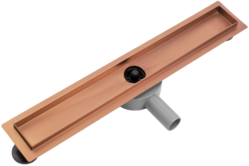 Трап для душа REA PURE NEO BRUSHED COPPER 70 см.