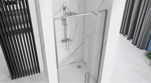 Душевая дверь REA RAPID SWING CHROME 100