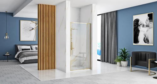 Душевая дверь REA RAPID SWING GOLD 100