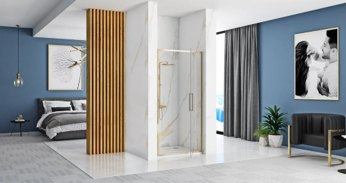 Душевая дверь REA RAPID SWING GOLD 100