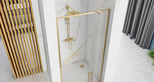 Душевая дверь REA RAPID SWING GOLD 100