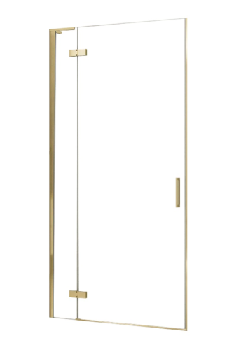 Душевая дверь REA HUGO BRUSHED GOLD 80
