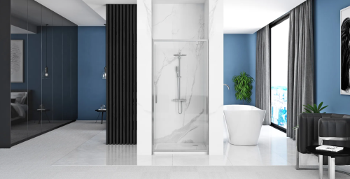 Душові двері REA RAPID SWING CHROME 90