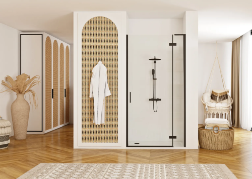 Душевая дверь REA HUGO BLACK 80