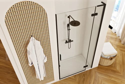 Душевая дверь REA HUGO BLACK 80