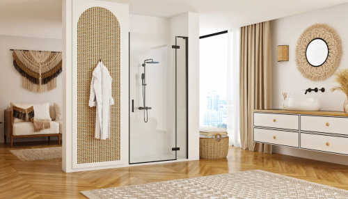 Душові двері REA HUGO BLACK 100