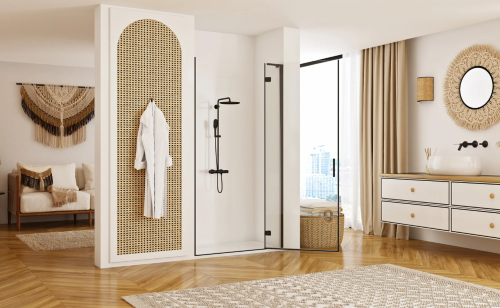 Душові двері REA HUGO BLACK 100