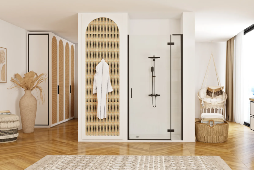 Душові двері REA HUGO BLACK 100