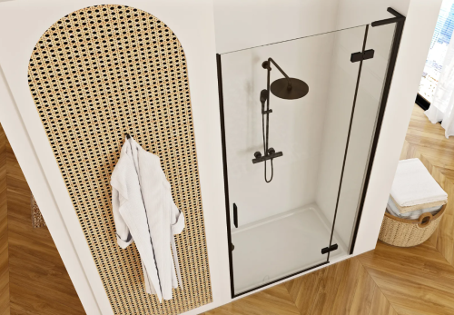 Душові двері REA HUGO BLACK 100