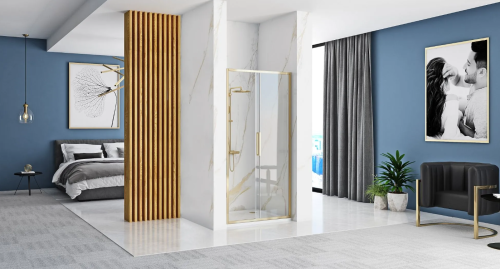 Душевая дверь REA RAPID SLIDE GOLD 140