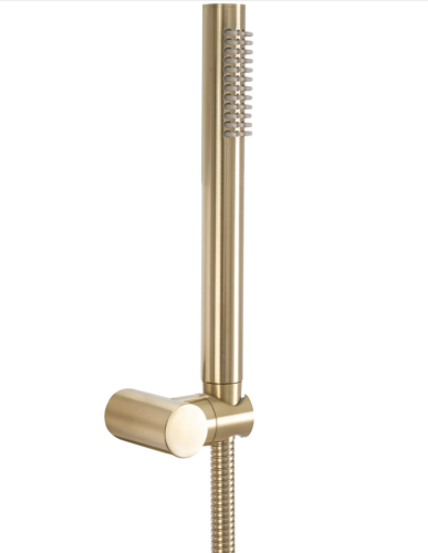 Смеситель для ванны и душа REA LUNGO BRUSHED GOLD настенный