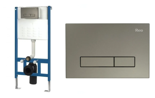 Кнопка смыва для инсталляции REA H NIKIEL