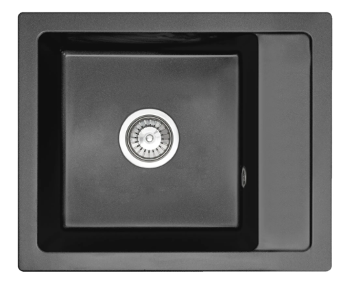 Гранитная кухонная мойка REA RINO BLACK