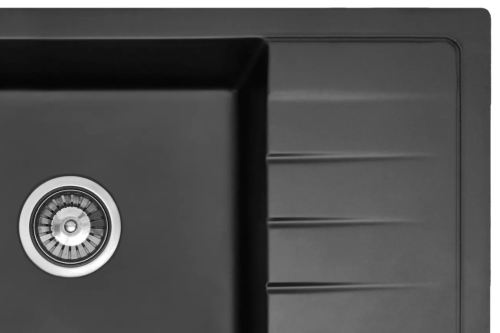 Гранітна кухонна мийка REA STEN BLACK