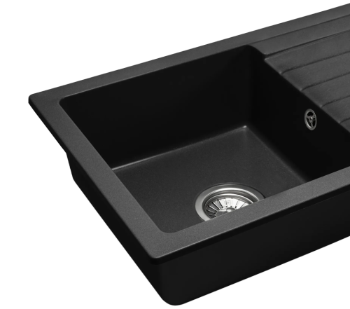 Гранитная кухонная мойка REA DAG BLACK
