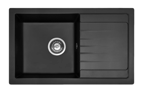 Гранитная кухонная мойка REA DAG BLACK