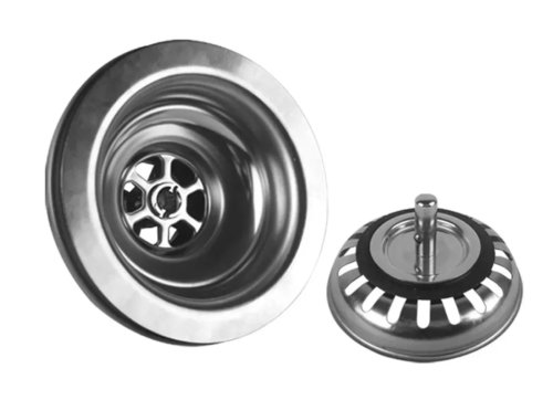 Гранітна кухонна мийка REA NORTH BLACK плямиста