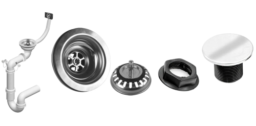 Гранітна кухонна мийка REA NORTH BLACK плямиста