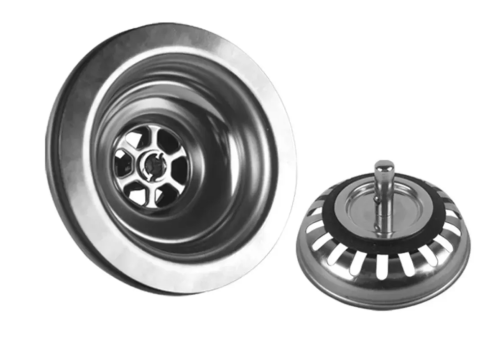 Гранітна кухонна мийка REA NORTH BLACK METALIC