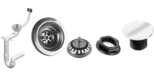 Гранітна кухонна мийка REA NORTH GREY