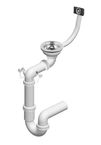 Гранітна кухонна мийка REA LIN WHITE