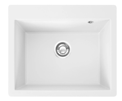 Гранітна кухонна мийка REA LIN WHITE