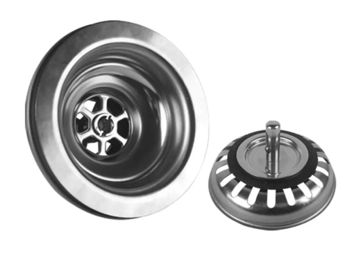 Гранітна кухонна мийка REA CADDY BLACK подвійна