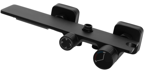 Душовий гарнітур REA HELIX BLACK з виливом