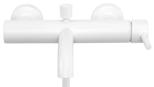 Змішувач для ванни та душу REA LUNGO WHITE настінний