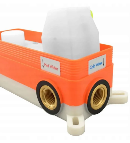 Смеситель для ванны REA LUNGO WHITE + BOX скрытого монтажа