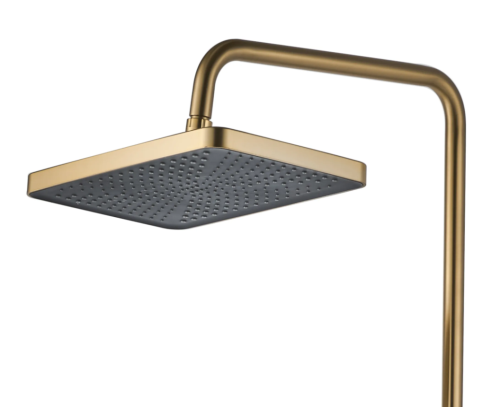 Душовий гарнітур REA HELIX BRUSHED GOLD з виливом