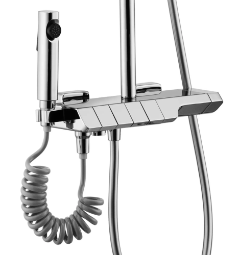 Душевой гарнитур REA ROB CHROM с термостатом и изливом