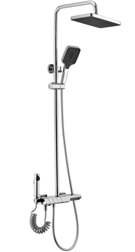 Душевой гарнитур REA ROB CHROM с термостатом и изливом