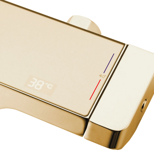 Душевой гарнитур REA ROB GOLD с термостатом и изливом