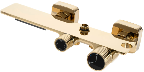 Душевой гарнитур REA HELIX GOLD с изливом