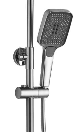 Душевой гарнитур REA HELIX NICKEL BRUSHED с изливом