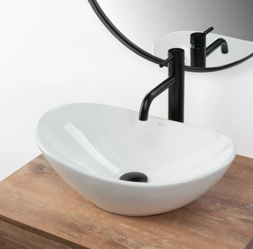 Умывальник (раковина) REA ROYAL MINI WHITE накладной белый